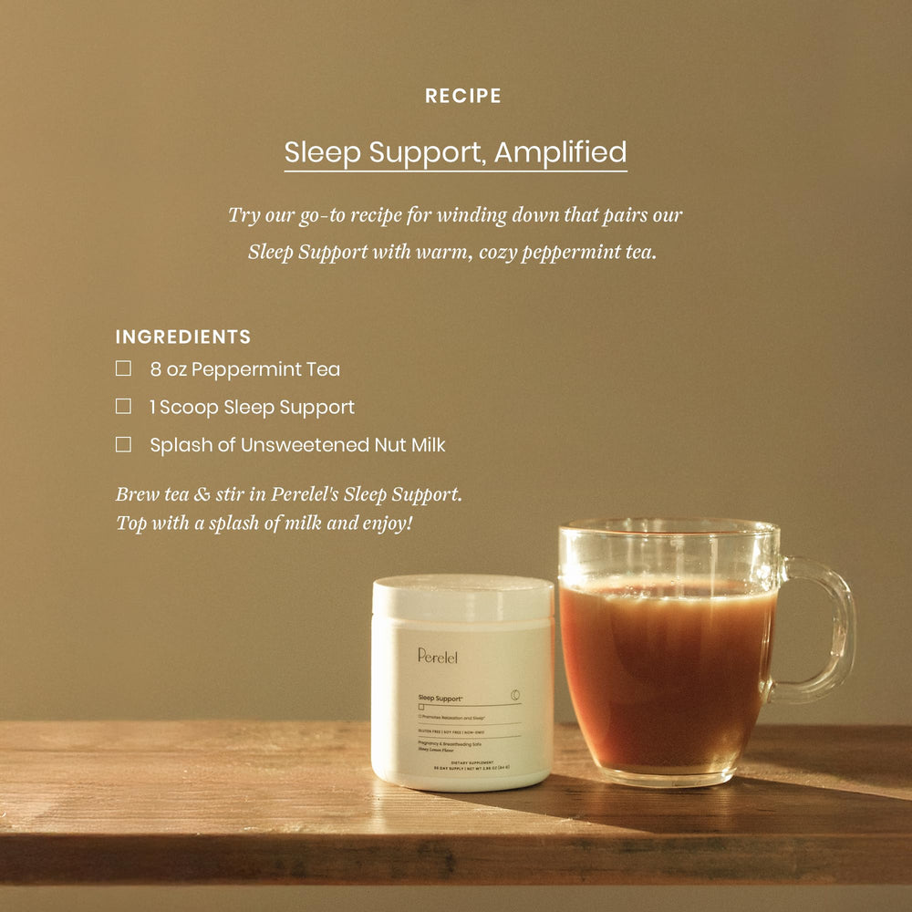 Perelel Sleep Support with organic lemon balm for relaxation