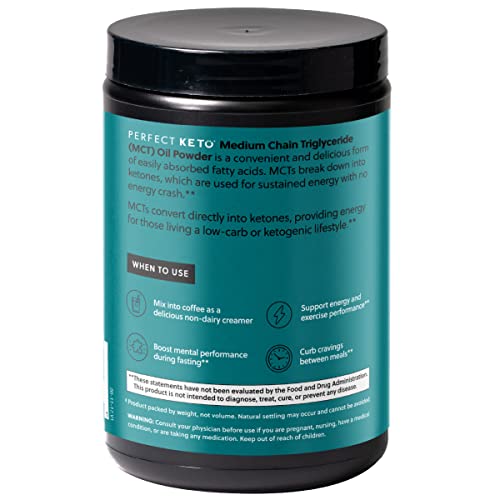 Coffee with Salted Caramel MCT Oil Powder dissolved