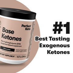 Prepared chocolate ketones shake ready to drink