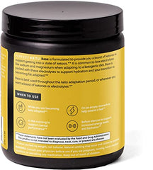 Perfect Keto vanilla exogenous ketones pour demonstrates smooth flavor without bitterness.