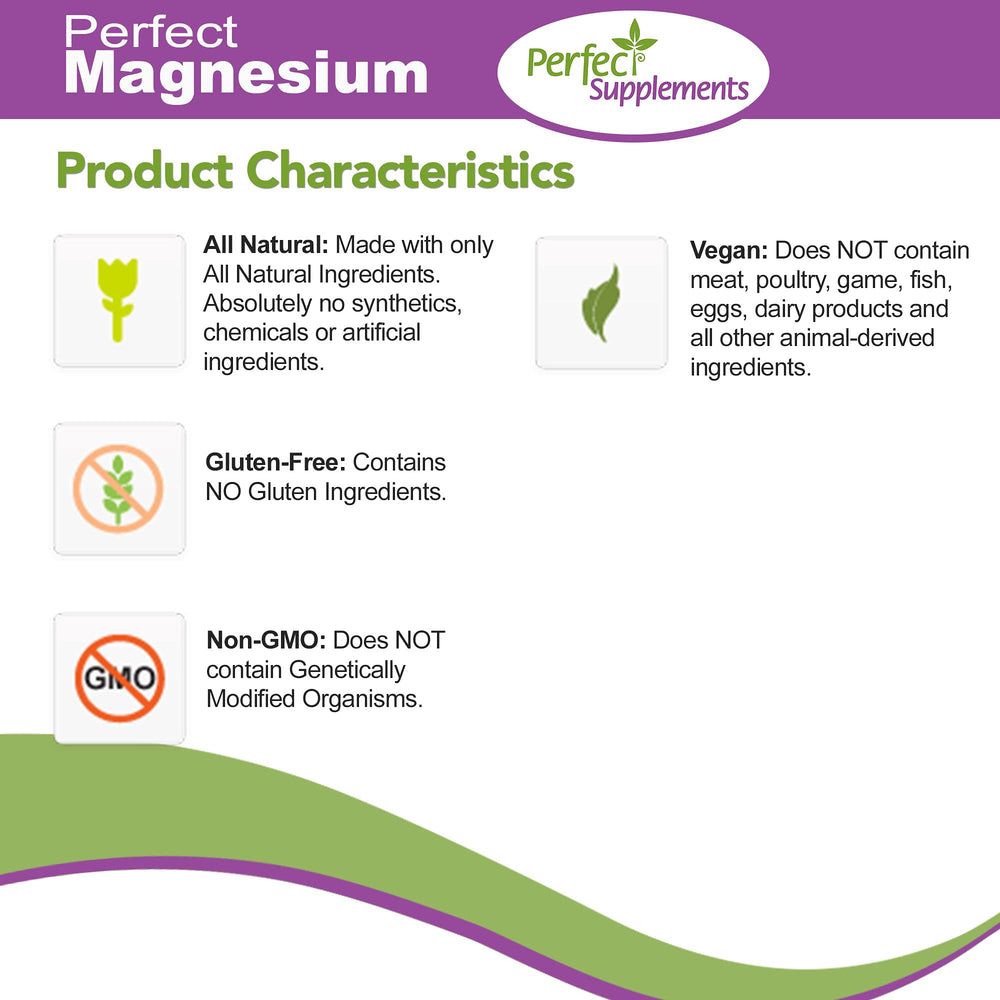 Front view of Perfect Magnesium Citrate Powder 270g label