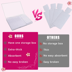 Close-up of plastic storage box for tester strips