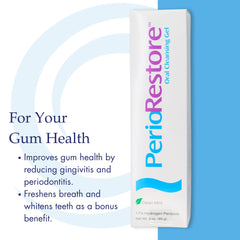 Application tray prepared for Perio Restore gel treatment