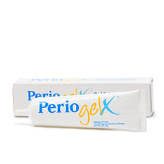 Close-up of PerioGelX gel during application