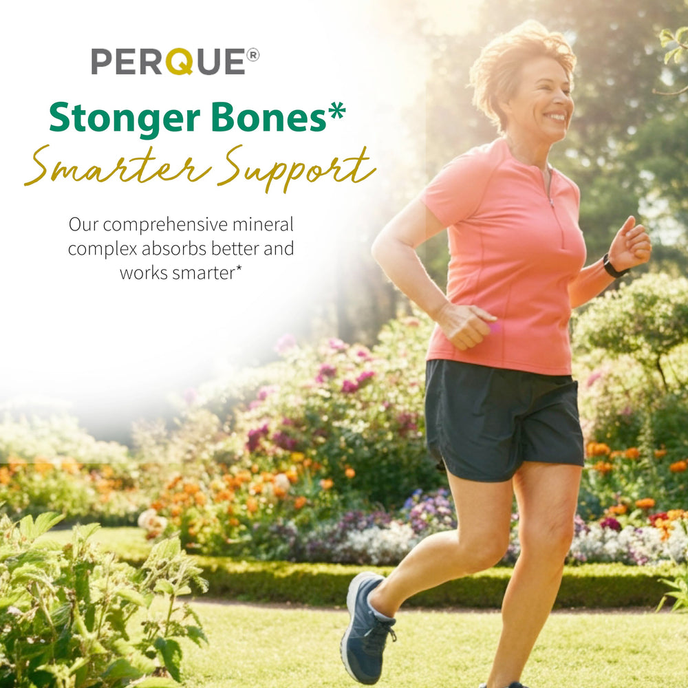 Bone health promotion concept with supplements