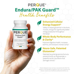 Endura/Pak Guard 60Caps label close-up