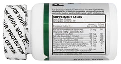 Nutritional ingredients: Iron, Vitamin C, Folic Acid, Niacin, B6, B12, Copper, Magnesium