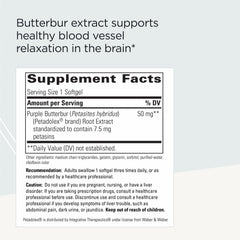 Butterbur extract representation for Petadolex - 60 softgels