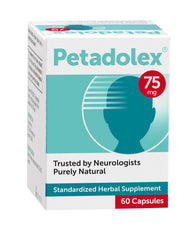 Petadolex daily-use capsules ideal for migraine prevention at home or travel