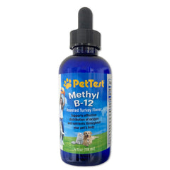 PetTest Methyl B12 Drops 4 oz bottle showing 5000 mcg per serving.