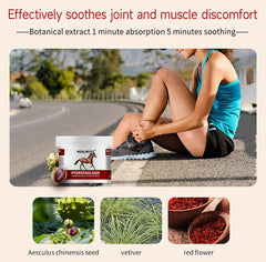 Safflower extract component for Pferdebalsam