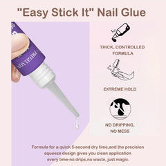 PGELXON mini nail file included for shaping