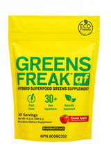 Hero image for Pharmafreak Greens Freak in eco-friendly Sweet Apple pouch