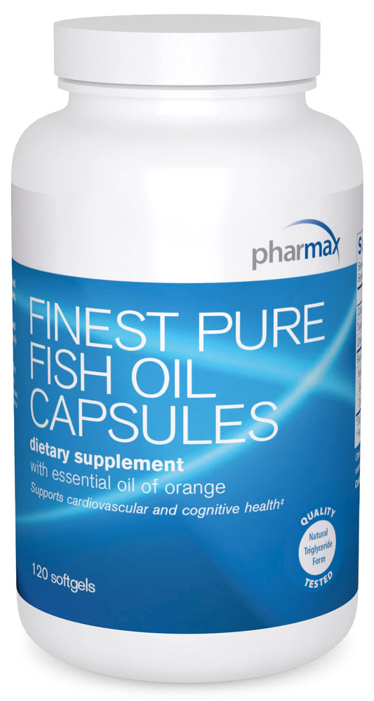 Pharmax Finest Pure Fish Oil Capsules bottle