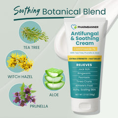 PHARMBANNER aloe vera ingredient image supports soothing moisture during treatment.