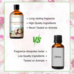Aromatherapy diffuser use for coconut vanilla scent