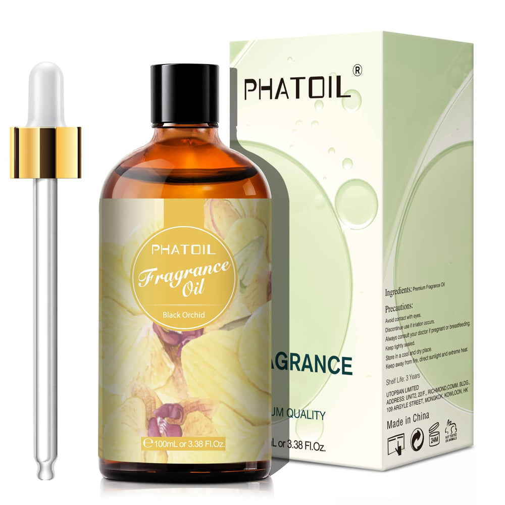 Fragrance oil bottle with free dropper