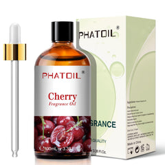 PHATOIL Cherry Fragrance Oil in UV-coated glass bottle