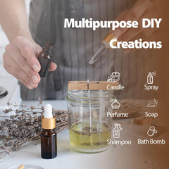 Dark storage bottle for cinnamon essential oil
