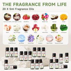 Coconut vanilla fragrance oil bottle