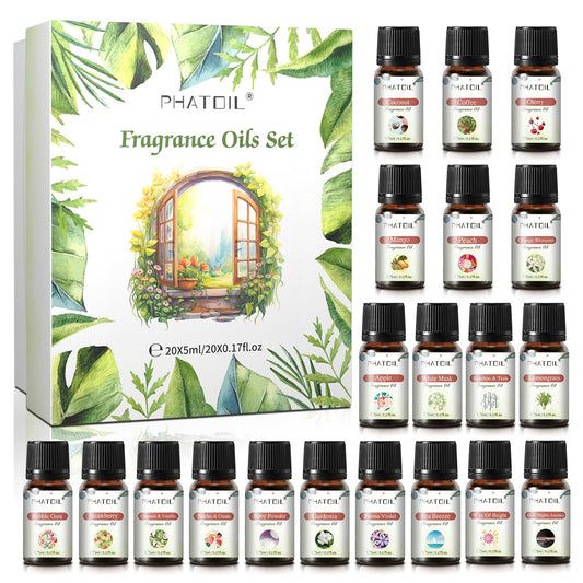 Main image: PHATOIL Coconut 20 Pcs Fragrance Oil Set