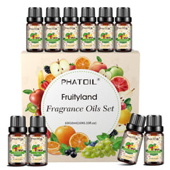 PHATOIL Coconut & Vanilla fragrance oils set group of 10ml bottles