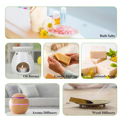 PHATOIL dropper adding fragrance to soap mix, precise dosing benefit