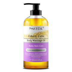 PHATOIL Etheric Calm Body Massage Oil 260ml bottle with pump