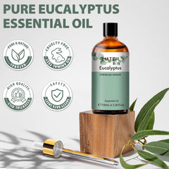 Amber bottle with built in dropper for PHATOIL eucalyptus oil