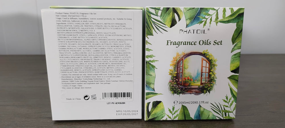 Festival packaging of PHATOIL fragrance oil set
