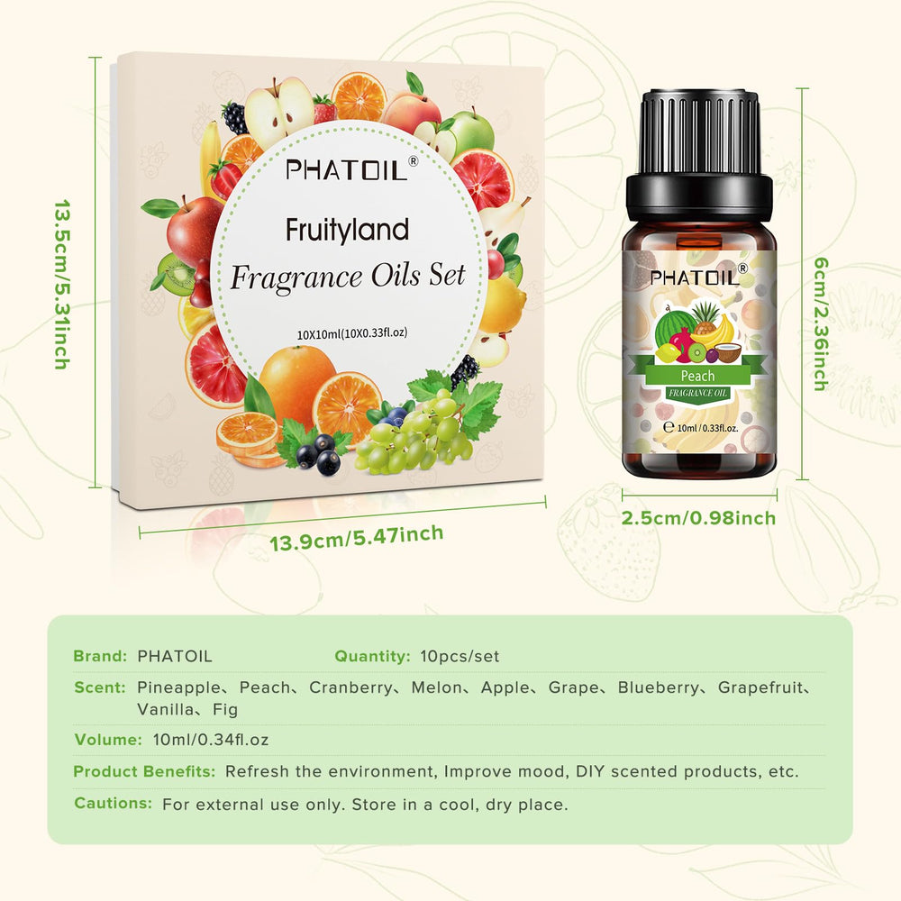 Beautiful packaging box for PHATOIL fragrance oils set