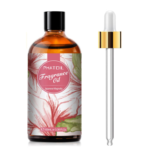 PHATOIL Japanese Magnolia fragrance oil bottle 100ml - front view