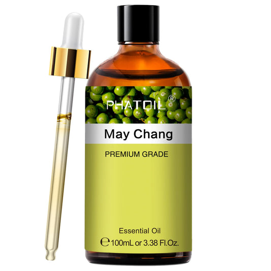 PHATOIL May Chang essential oil bottle with built-in dropper