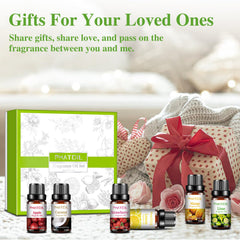 PHATOIL open gift box with all ten bottles displayed, perfect present solution