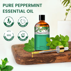 PHATOIL Peppermint Essential Oil packaging and ingredients