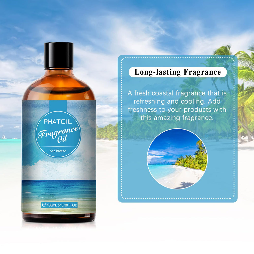 PHATOIL Sea Breeze packaging showing UV protection