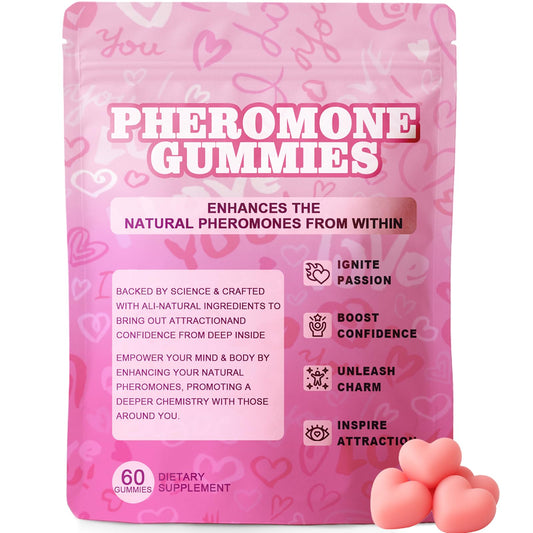 Pheromone Gummies for Women bottle on white background