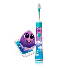 Two child-friendly handles with removable stickers