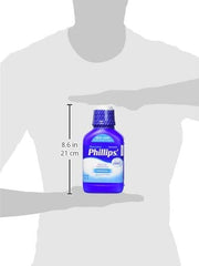 Phillips' Milk of Magnesia safety-warnings label conveys usage guidance