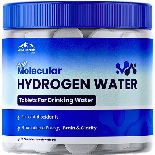 PHM Hydrogen Water Tablets bottle and packaging
