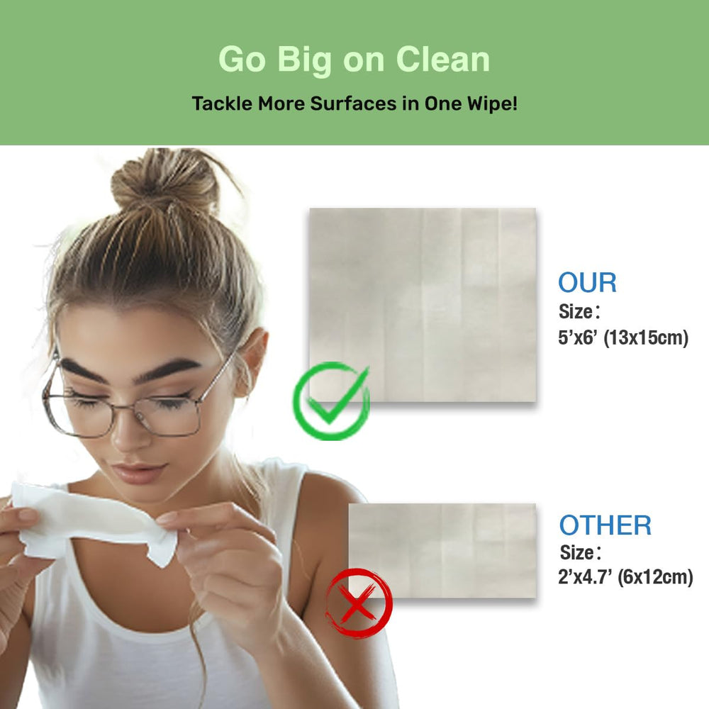 Smartphone screen cleaned with SOLWST Optix wipe