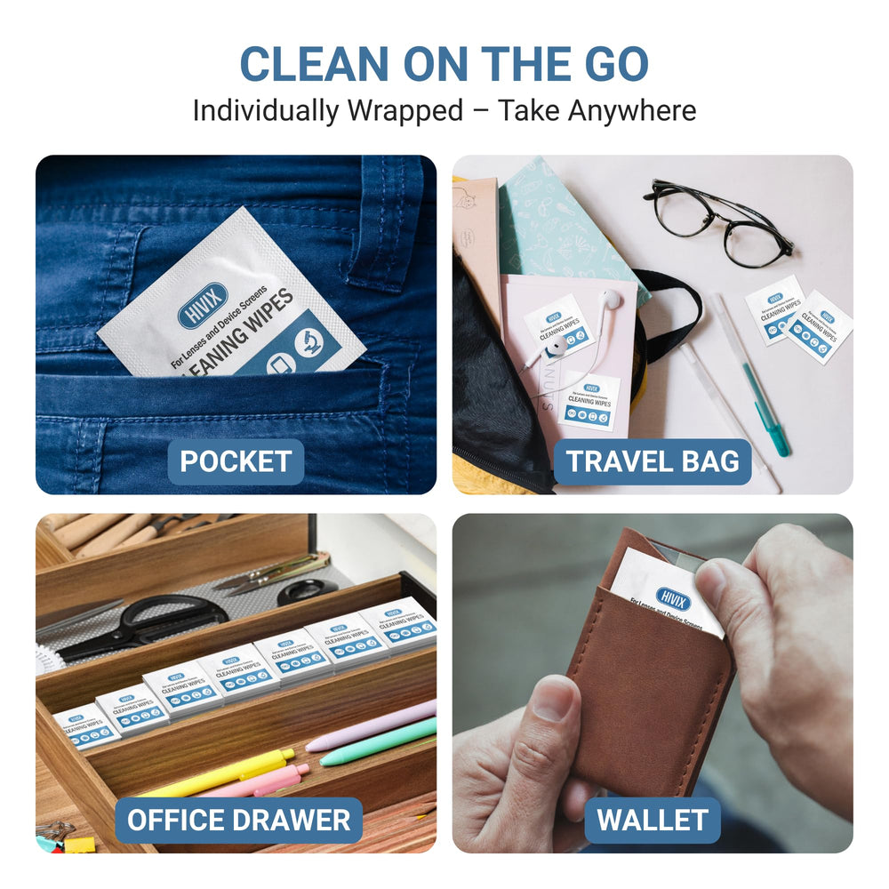 Phone, tablet, and laptop cleaned with wipes