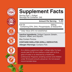 Krill oil phospholipids for improved omega-3 absorption