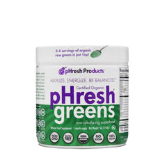 pHresh Greens Raw Alkalizing Greens Powder, 5 oz container