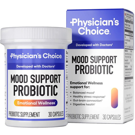 Physician's Choice Mood Probiotic bottle - front view