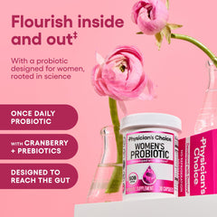 Close-up of probiotic capsules designed for feminine health