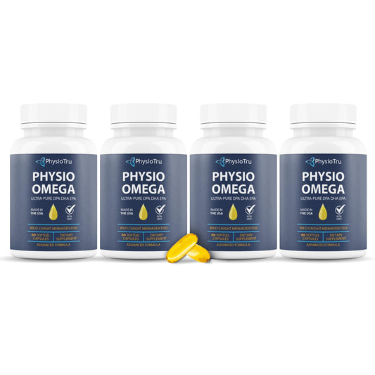 Physio Omega 2400mg fish oil bottle