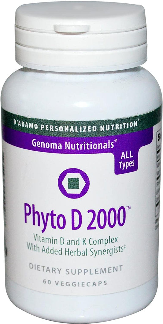 Phyto D 2000 bottle and capsules