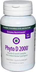 Phyto D 2000 bottle and capsules
