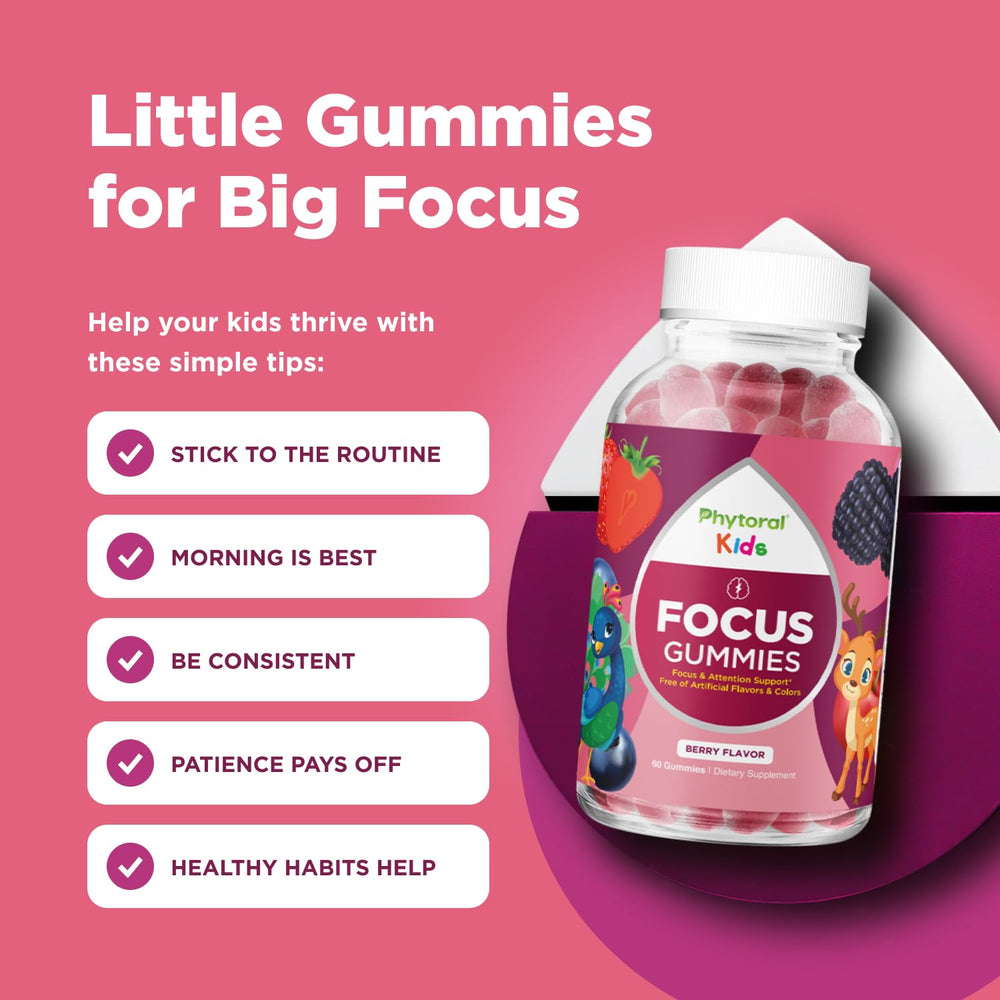 Illustration of improved focus and cognition for children